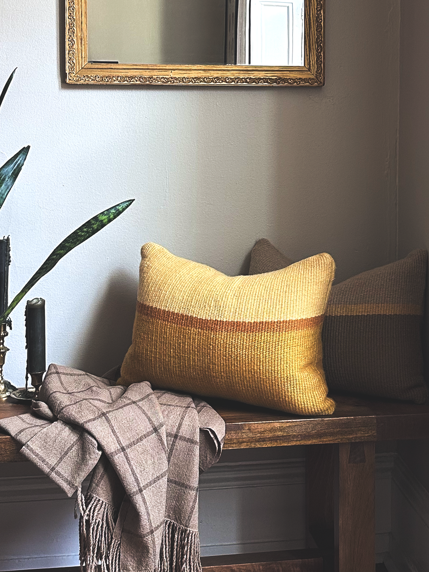Color Field Pillow in Wheat