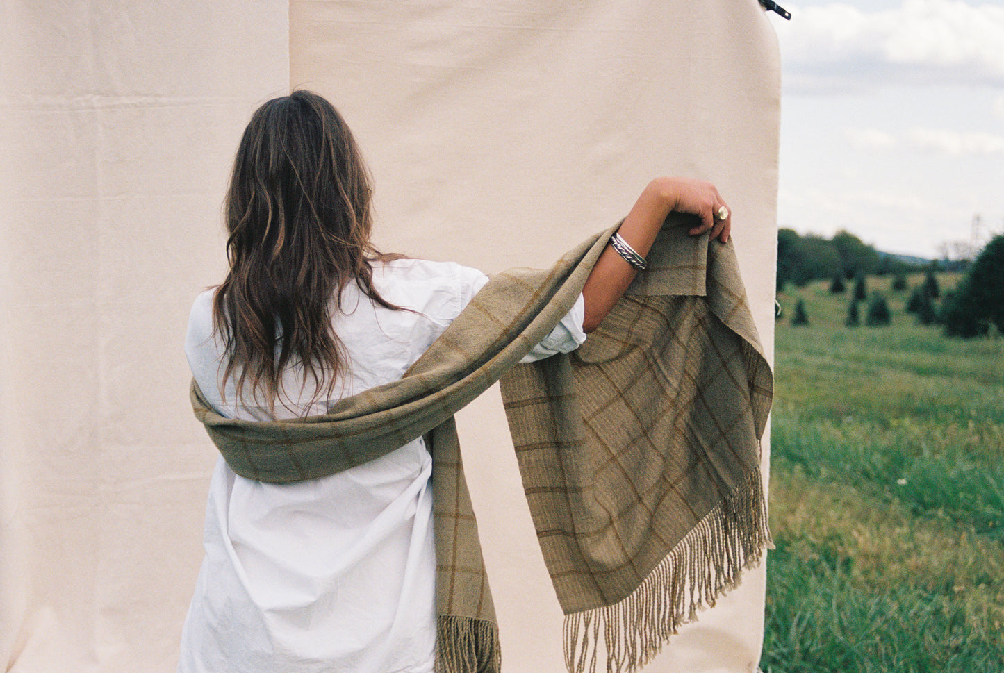 Grid Wrap in Sage + Olive
